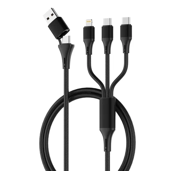 Cable de datos USB3.1 de 10 gbps y 100 W para computadora portátil y teléfono
