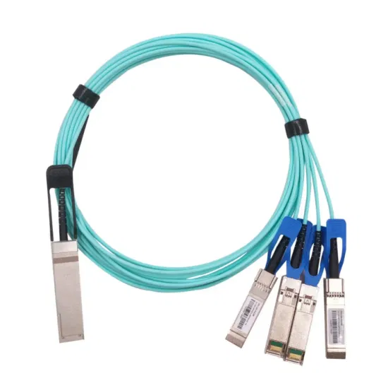 Cable óptico activo personalizado 10g 25g 40g 100g Aoc 1m 3m 5m 7m 100g Qsf28 a 4SFP28 compatible